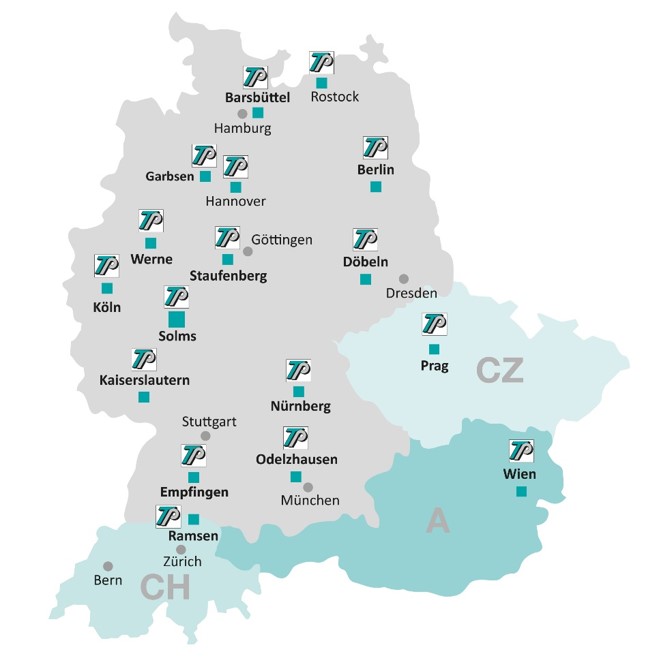 Standorte TransPak